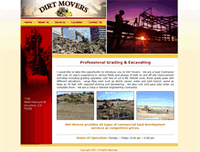 Tablet Screenshot of dirtmoversca.com